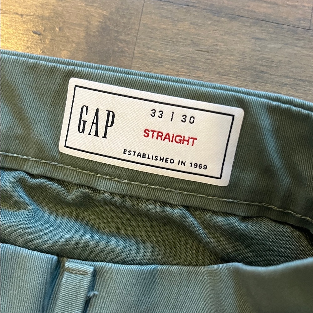 Gap Green Men's Chino Pants - Picture 2 of 2